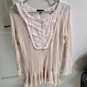 RXB Cream Blouse